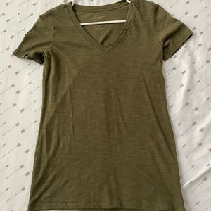 Forest green v neck